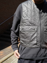 F/CE. LEE BY F/CE.91-B MODULE VEST エフシーイー リー モジュールベスト 通販 グレー 着用イメージ