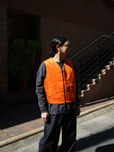 F/CE. LEE BY F/CE.91-B MODULE VEST エフシーイー リー モジュールベスト 通販 グレー 着用イメージ