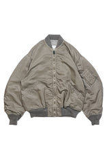 INNAT (インアット)
"HAND-DYED BOMBER JACKET"GRAY
通販 グレー