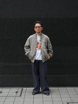 INNAT (インアット)
"HAND-DYED BOMBER JACKET"GRAY
通販
着用イメージ