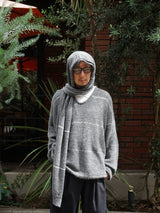 INNAT インアット HOOD STOLE フードストール 通販 グレー
着用イメージ