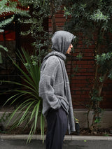 INNAT インアット HOOD STOLE フードストール 通販 グレー
着用イメージ