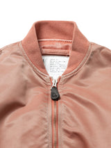INNAT HAND-DYED BOMBER JACKET ハンドダイボンバージャケット 通販 ピンク