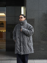 INNAT "PADDED TACTICAL FIELD COAT (INNAT x WILD THINGS)" インアット ワイワイルドシングス パデッドタクティカルフィールドコート 通販 ブラック 着用イメージ