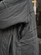 INNAT "PADDED TACTICAL FIELD COAT (INNAT x WILD THINGS)" インアット ワイワイルドシングス パデッドタクティカルフィールドコート 通販 ブラック 着用イメージ