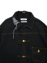 KANEI BUDO SASHIKO STITCH JK BUDO刺し子ステッチジャケット 通販 ブラック