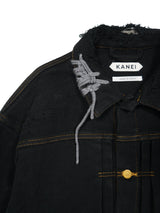 KANEI BUDO SASHIKO STITCH JK BUDO刺し子ステッチジャケット 通販 ブラック