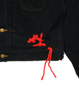 KANEI BUDO SASHIKO STITCH JK BUDO刺し子ステッチジャケット 通販 ブラック