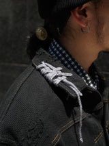 KANEI BUDO SASHIKO STITCH JK BUDO刺し子ステッチジャケット 通販 ブラック
着用イメージ