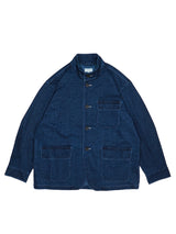 KANEMASA PHIL. 32G Denim Collarless Coveralls 32Gデニムカラーレスカバーオール 通販 バイオウォッシュ