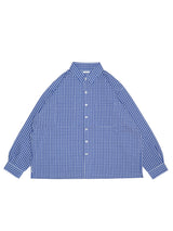 KANEMASA PHIL. 36G Wool Check Balise Shirt 36Gウールチェックバリスシャツ 通販 ブルーホワイト