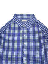 KANEMASA PHIL. 36G Wool Check Balise Shirt 36Gウールチェックバリスシャツ 通販 ブルーホワイト