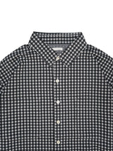 KANEMASA PHIL. 36G Wool Check Balise Shirt 36Gウールチェックバリスシャツ 通販 ブラックホワイト