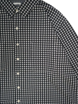 KANEMASA PHIL. 36G Wool Check Balise Shirt 36Gウールチェックバリスシャツ 通販 ブラックホワイト