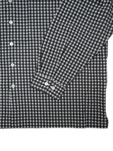 KANEMASA PHIL. 36G Wool Check Balise Shirt 36Gウールチェックバリスシャツ 通販 ブラックホワイト