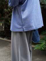 KANEMASA PHIL. 36G Wool Check Balise Shirt 36Gウールチェックバリスシャツ 通販 ブルーホワイト
着用イメージ