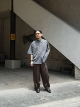 KANEMASA PHIL. 通販 36G Check Balise SS Shirt チェック シャツ 着用イメージ