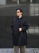 KANEMASA PHIL. 46G Padded Coat カネマサフィル 46Gパデッドコート 通販 ブラック 着用イメージ