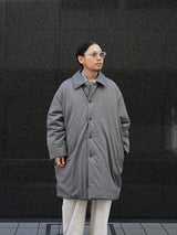 KANEMASA PHIL. 46G Padded Coat カネマサフィル 46Gパデッドコート 通販 チャコール 着用イメージ