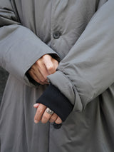 KANEMASA PHIL. 46G Padded Coat カネマサフィル 46Gパデッドコート 通販 チャコール 着用イメージ