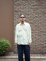 KANEMASA PHIL. "46G Stripe Artisan Shirt"　通販 着用イメージ