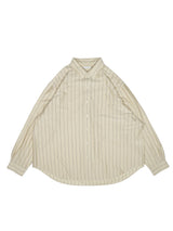 KANEMASA PHIL. 46G Stripe Atmosphere Shirt 46Gストライプアトモスフィアシャツ 通販 ベージュネイビー