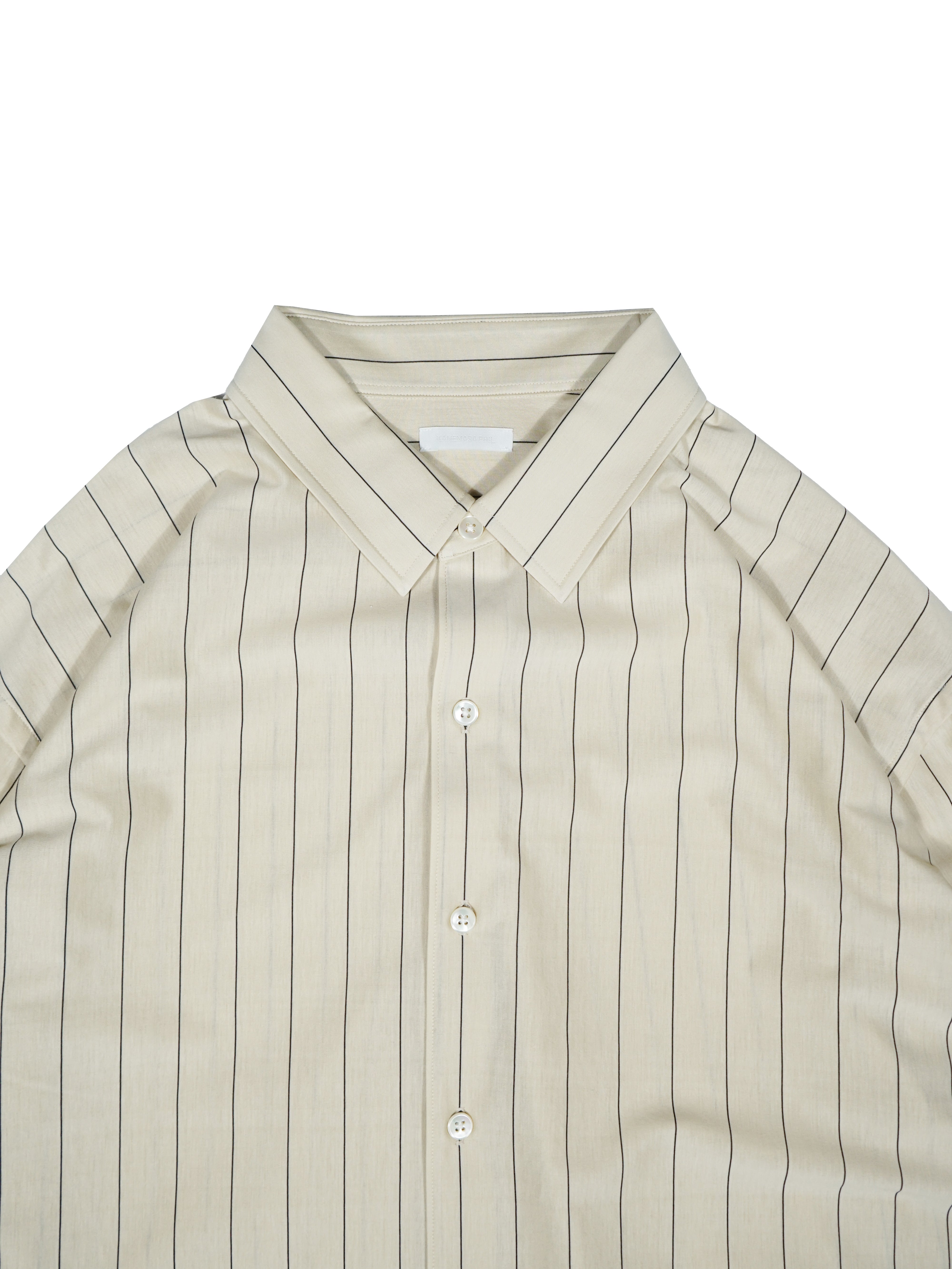 トップス KANEMASA PHIL46GAtmosphere Stripe Shirt KANEMASA PHIL. 46G Stripe Atmosphere Shirt | 46G Stripe Atmosphere