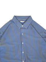 KANEMASA PHIL. 46G Stripe Atmosphere Shirt 46Gストライプアトモスフィアシャツ 通販 ネイビーホワイト