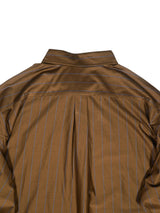 KANEMASA PHIL. 46G Stripe Atmosphere Shirt 46Gストライプアトモスフィアシャツ 通販 ブラウンブルー
