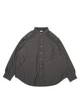 KANEMASA PHIL. 46G Stripe Atmosphere Shirt 46Gストライプアトモスフィアシャツ 通販 チャコールブラウン