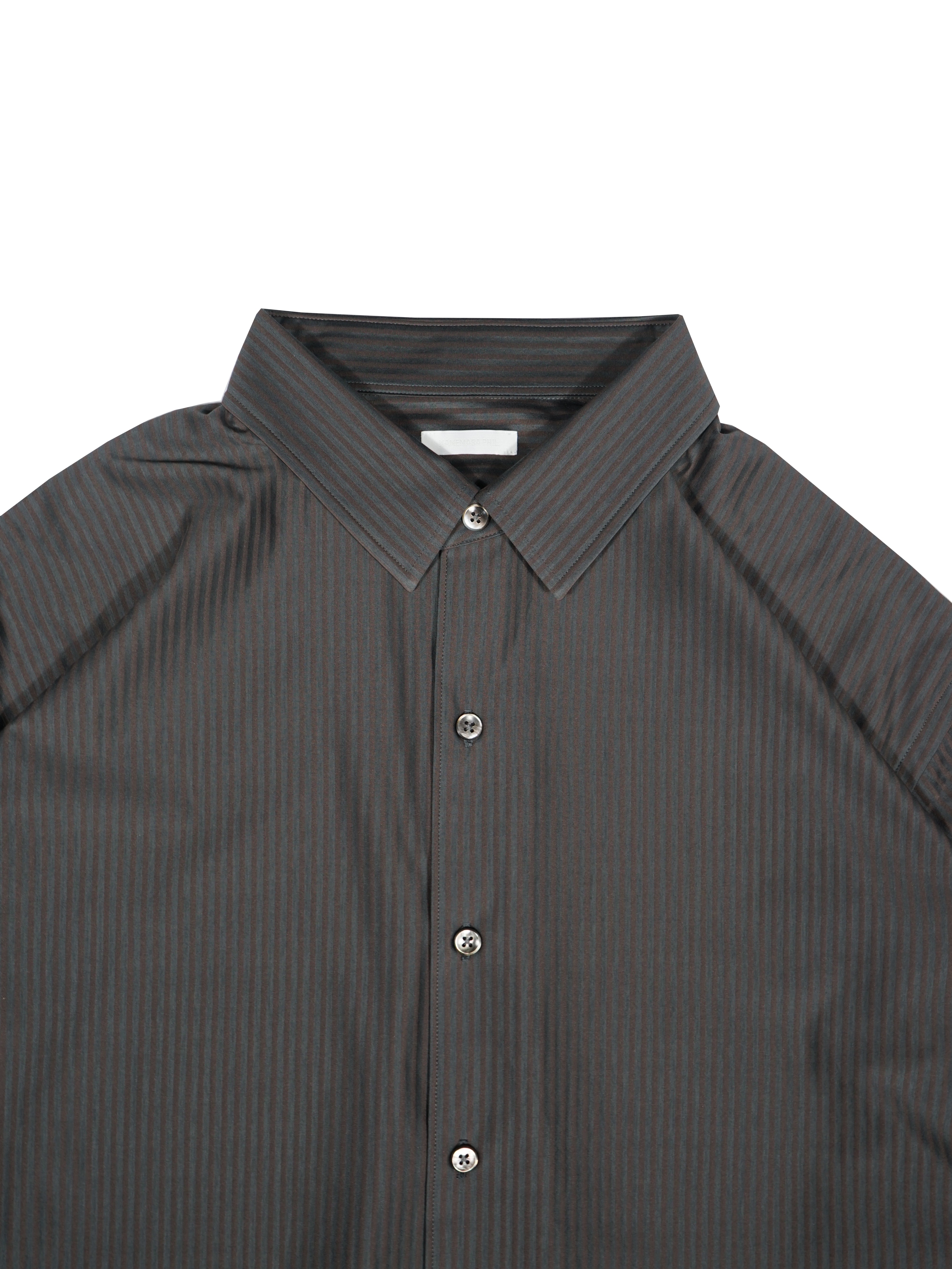 KANEMASA PHIL. 46G Stripe Atmosphere Shirt | 46G ストライプ