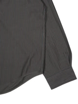 KANEMASA PHIL. 46G Stripe Atmosphere Shirt 46Gストライプアトモスフィアシャツ 通販 チャコールブラウン