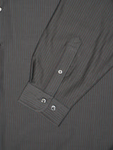 KANEMASA PHIL. 46G Stripe Atmosphere Shirt 46Gストライプアトモスフィアシャツ 通販 チャコールブラウン