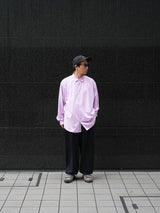 KANEMASA PHIL. 46G Atmosphere Shirt 46Gアトモスフィアシャツ 通販 ライトパープル 着用イメージ