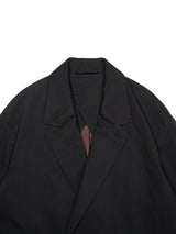 KANEMASA PHIL.(カネマサフィル) "46G Solaro Double Jacket"46Gソラーロダブルジャケット
 BLACK BROWN  通販 