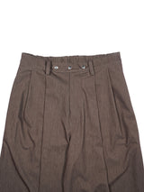 KANEMASA PHIL.(カネマサフィル) "46G Solaro Trousers"46Gソラーロワイドトラウザー
BROWN BEIGE 通販 