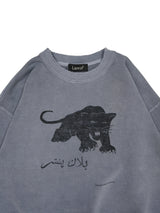 Lamrof Black Panther Sweatshirt ブラックパンサースウェットシャツ 通販 ネイビー