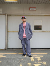 Lamrof Faded Jazzy Jacket フェードジャージージャケット 通販 ネイビー
着用イメージ