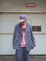 Lamrof Faded Jazzy Jacket フェードジャージージャケット 通販 ネイビー
着用イメージ