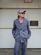 Lamrof Faded Jazzy Jacket フェードジャージージャケット 通販 ネイビー
着用イメージ