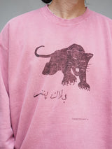 Lamrof Black Panther Sweatshirt ブラックパンサースウェットシャツ 通販 レッド
着用イメージ