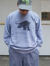 Lamrof Black Panther Sweatshirt ブラックパンサースウェットシャツ 通販 ネイビー
着用イメージ