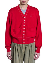 MASU MB 10 BUTTON CARDIGAN MB10ボタンカーディガン 通販 レッド