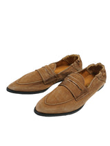MASU SILK SATIN SLIP-ON SHOES シルクサテンスリッポン 通販 ブラウン