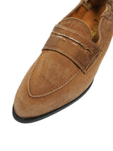 MASU SILK SATIN SLIP-ON SHOES シルクサテンスリッポン 通販 ブラウン