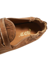 MASU SILK SATIN SLIP-ON SHOES シルクサテンスリッポン 通販 ブラウン