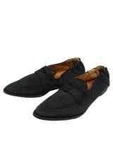 MASU SILK SATIN SLIP-ON SHOES シルクサテンスリッポン 通販 ブラック
