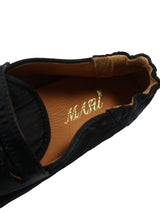 MASU SILK SATIN SLIP-ON SHOES シルクサテンスリッポン 通販 ブラック