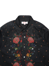 MASU ROCOCO LAYERED WESTERN SHIRT ロココレイヤードウエスタンシャツ ブラック