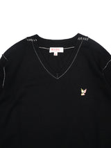 MASU FLOWER ANGEL SWEATER フラワーエンジェルセーター 通販 ブラック